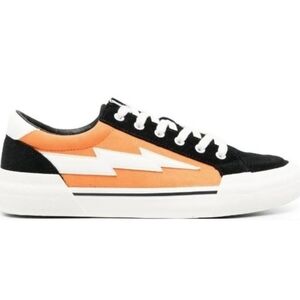 NEW Revenge x Storm Cloth Trainers Orange & Black